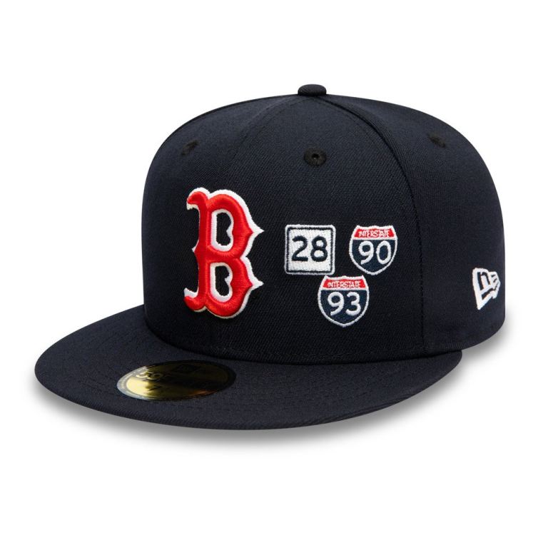 Gorras New Era 59fifty Azules - Boston Sox MLB Interstate 13795XANR